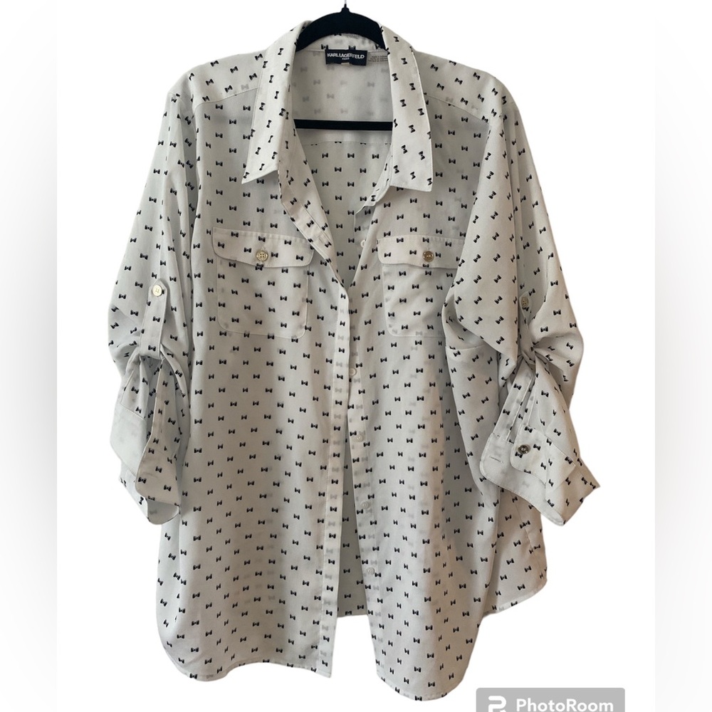 Karl Lagerfeld Button down women’s blouse - Size 1X